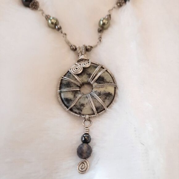 Art Fair Beaded Necklace  - Picture 5 of 10